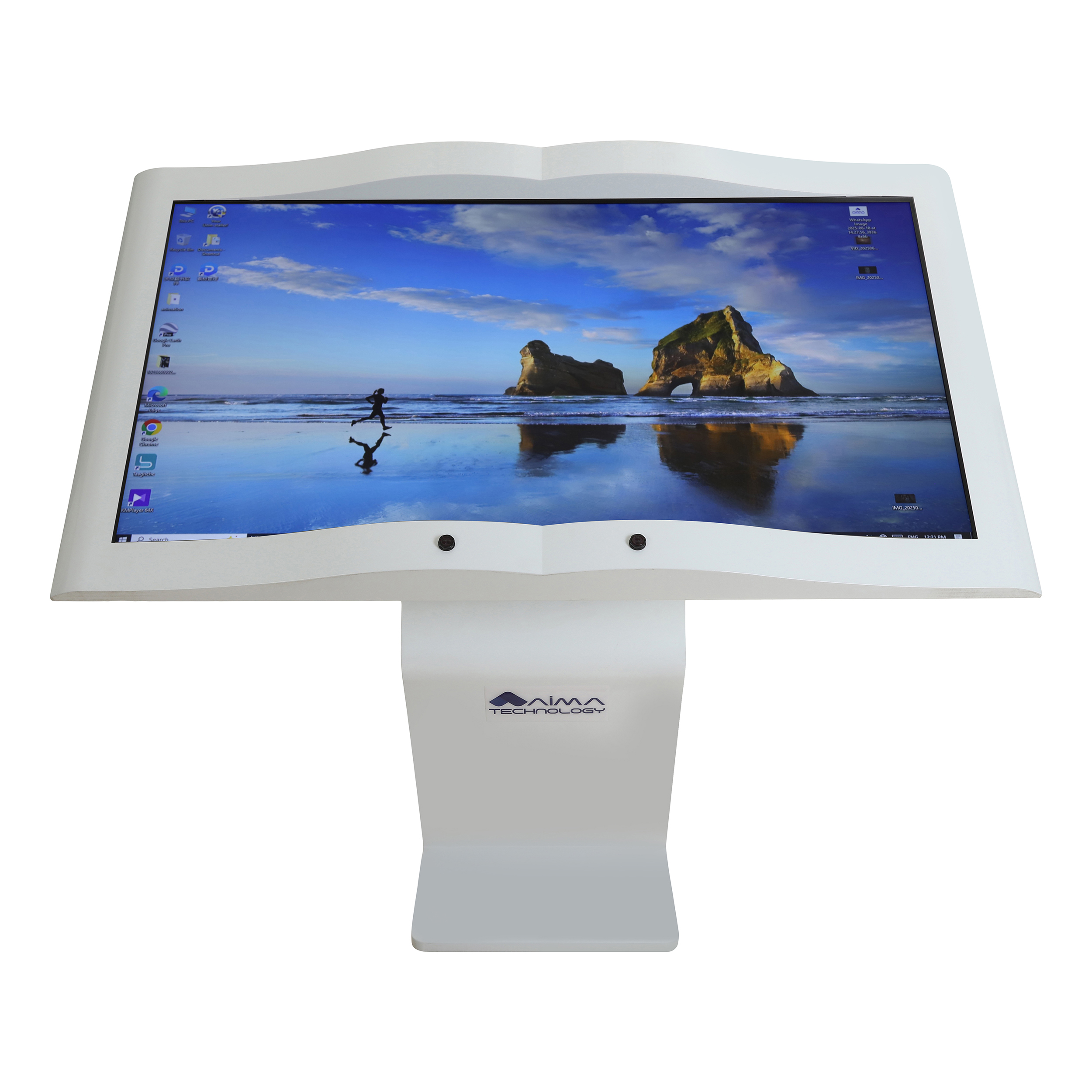کیوسک هوشمند کتابی 55 اینچ مانیتور صنعتی LG